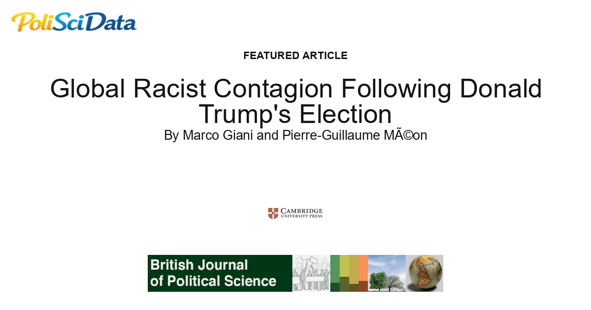 Article card for article: Global Racist Contagion Following Donald Trump's Election